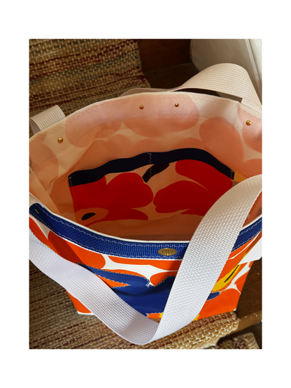 Blue Turtle/Marimekko Large Bucket Bag