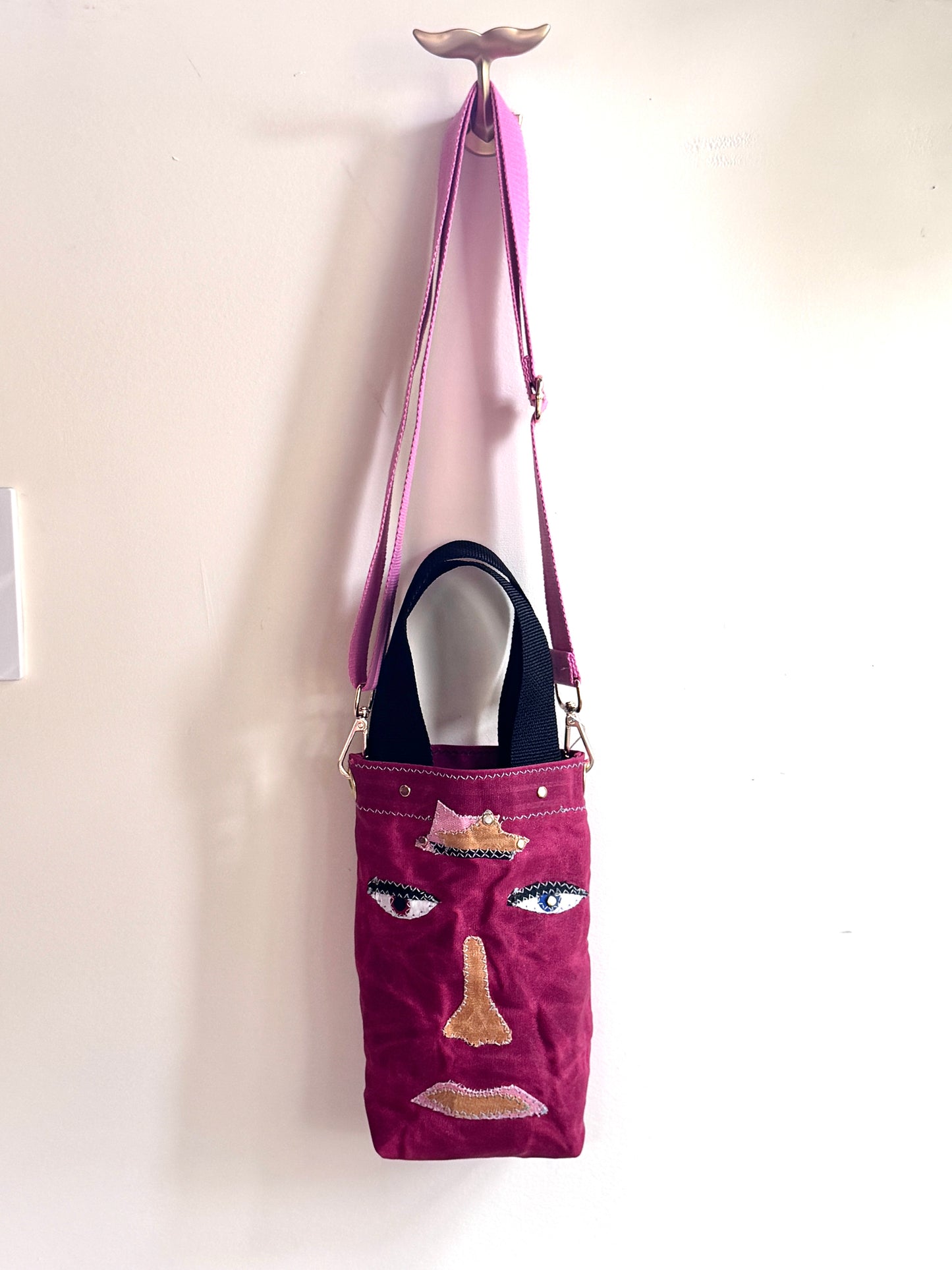 Mini SKIPPER-ELLI Face Bag on Waxed Cotton