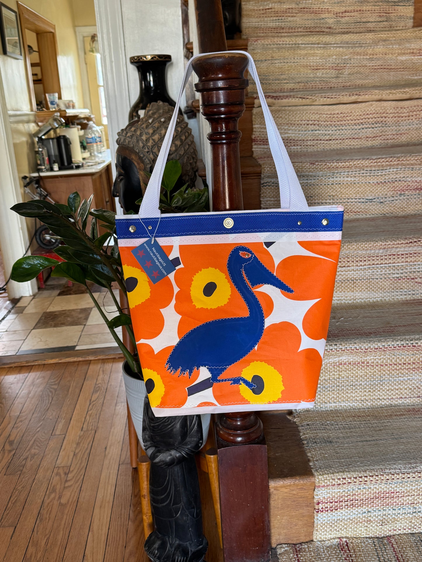 Big Blue Pelican/Marimekko Shoulder Tote