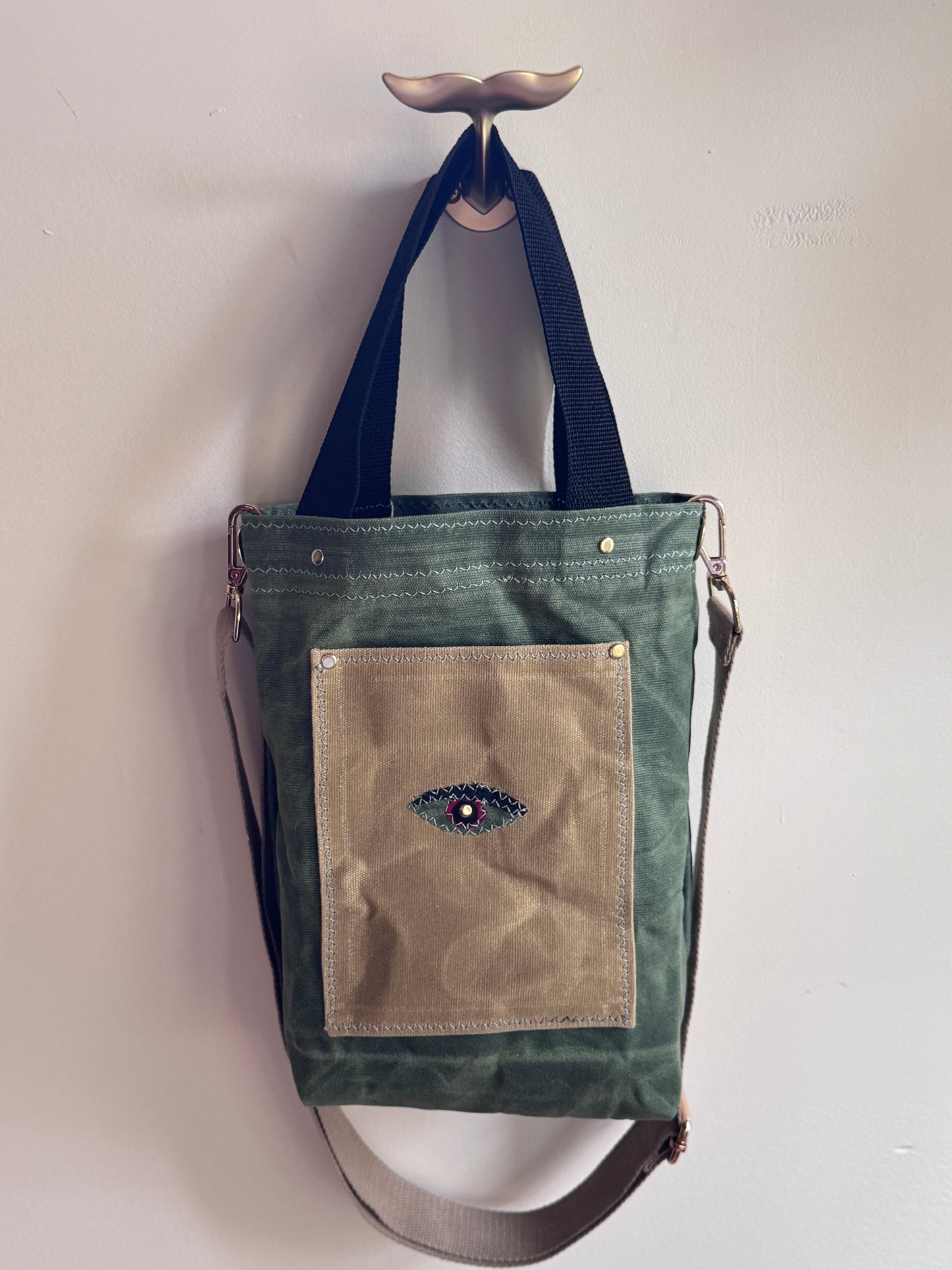 SKIPPER-ELLI Face Bag on Waxed Cotton