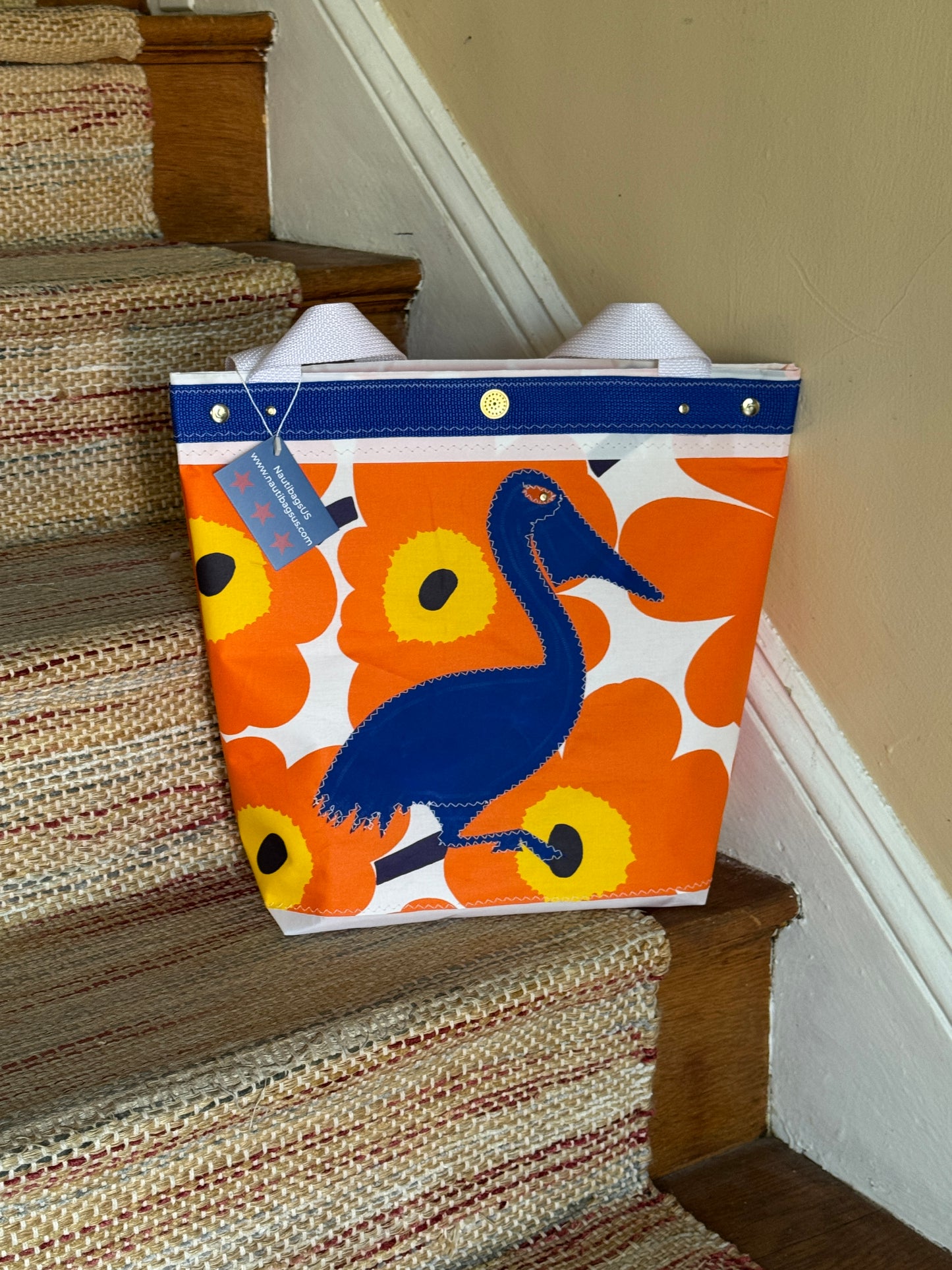 Big Blue Pelican/Marimekko Shoulder Tote