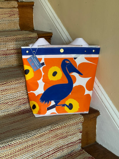 Big Blue Pelican/Marimekko Shoulder Tote