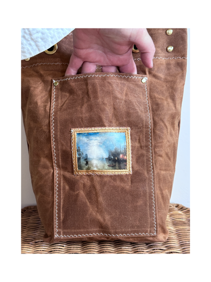 SKIPPER-ELLI Face Bag on Waxed Cotton