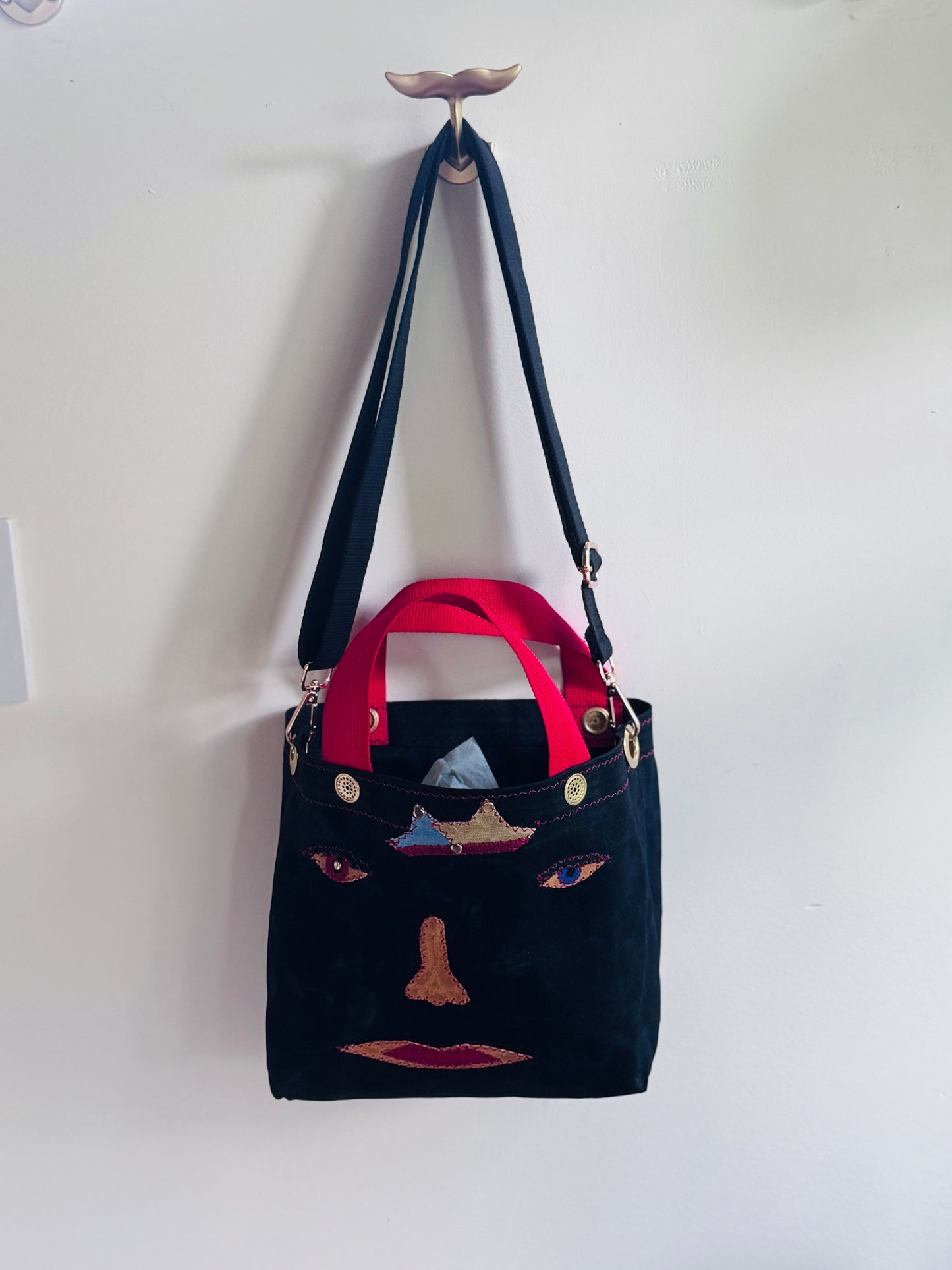 SKIPPER-ELLI Face Bag on Waxed Cotton