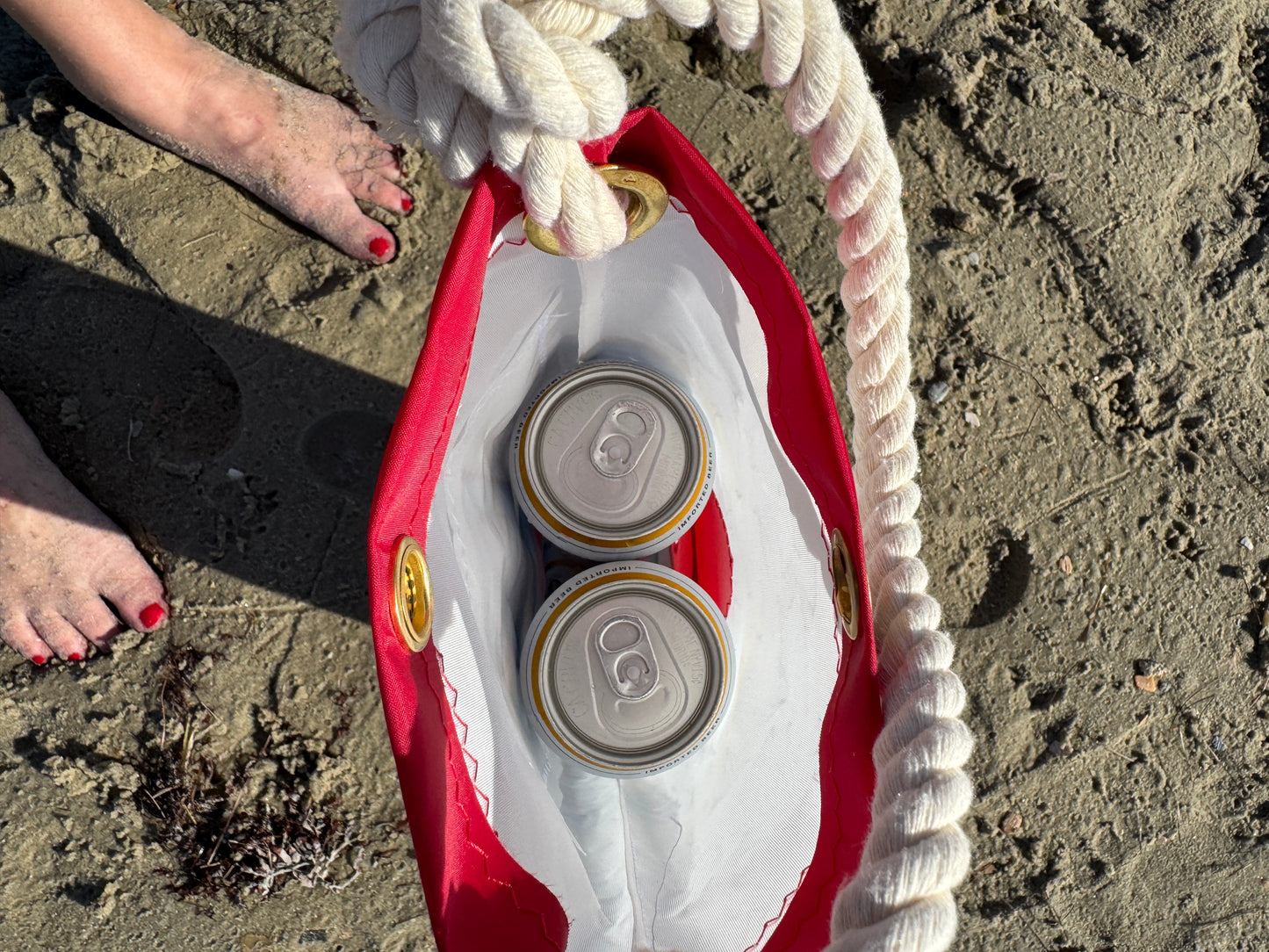 Sailcloth Torpedo Beer Bag