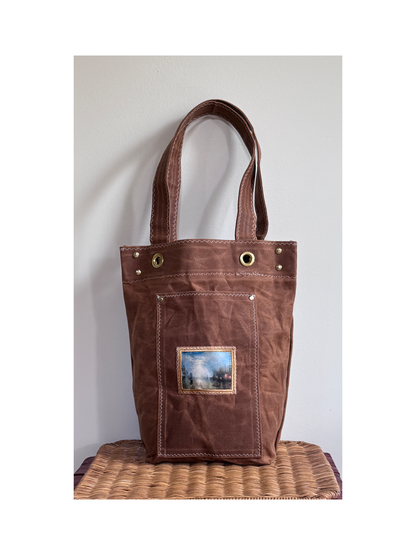 SKIPPER-ELLI Face Bag on Waxed Cotton