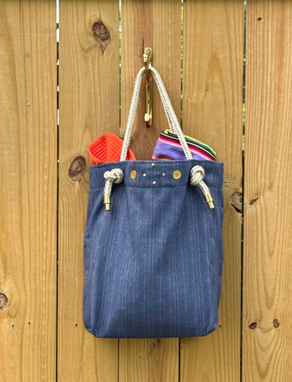The Tall Buoy Bag in Just Blue