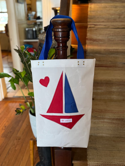 The Big Blue Heron Deep Tote