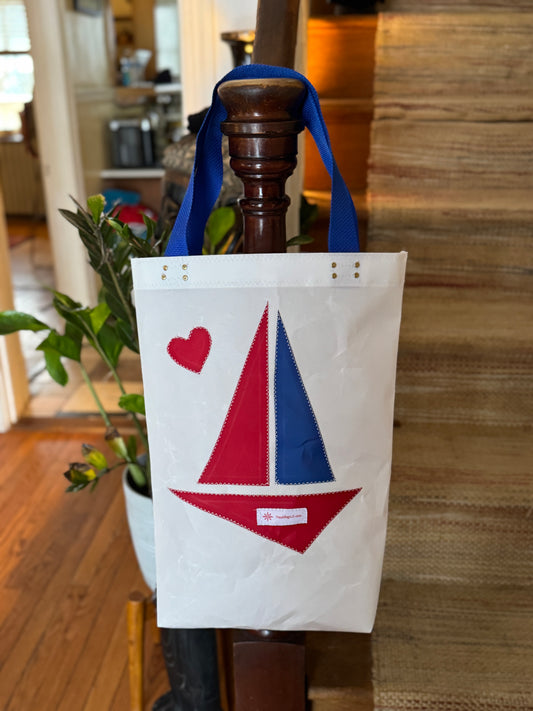 The Big Blue Heron Deep Tote