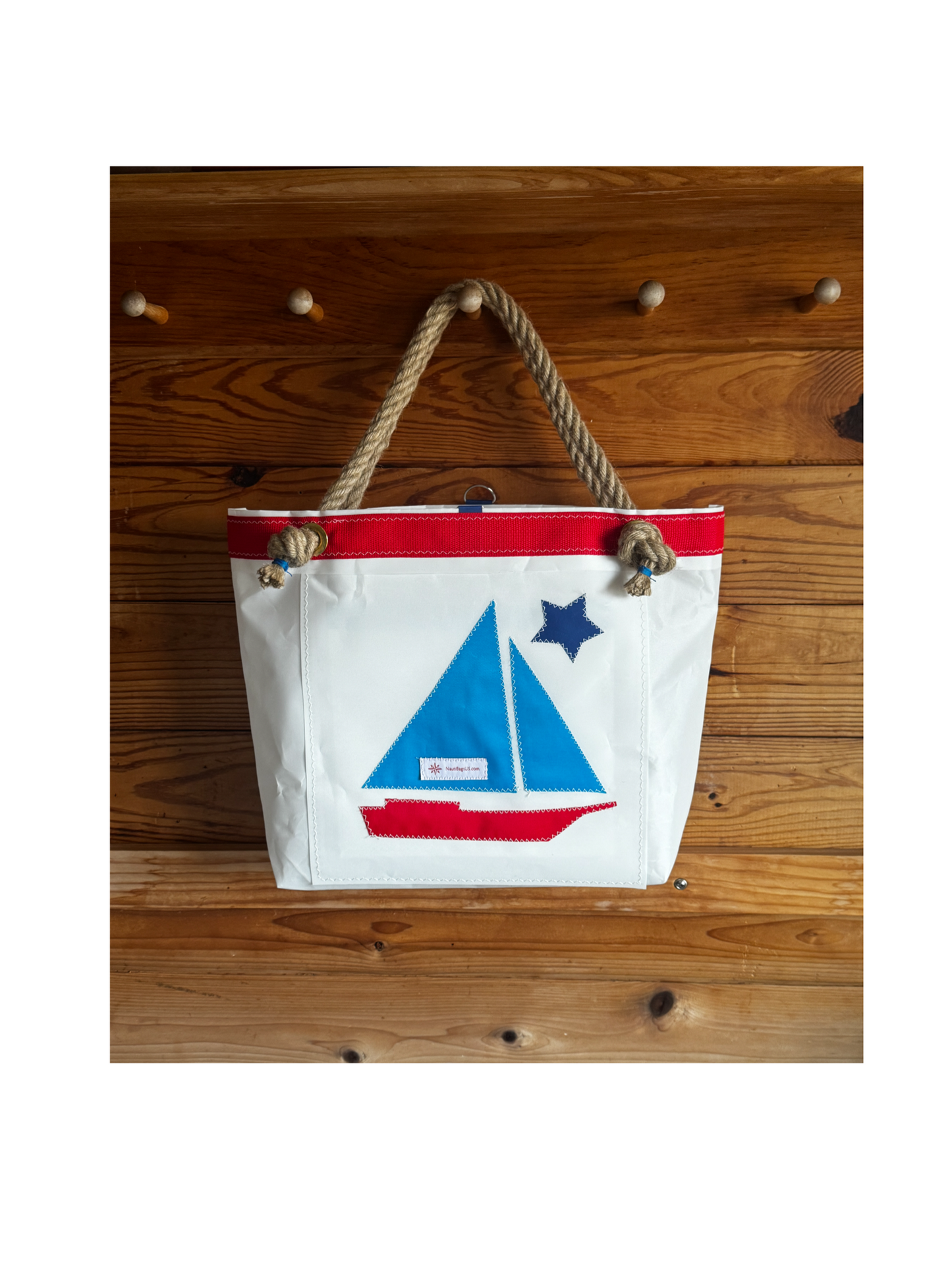 250 Celebration Skipjack Sailcloth Tote Bag