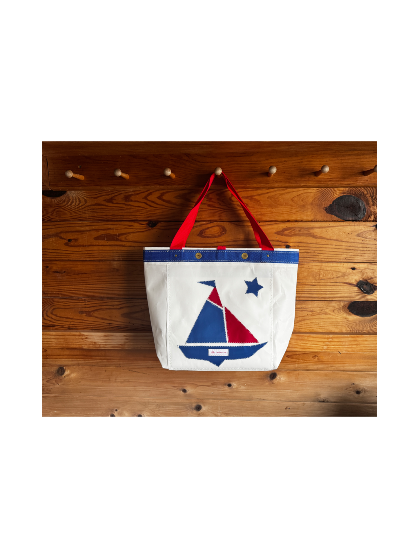 250 Celebration Sloop Sailcloth Tote Bag