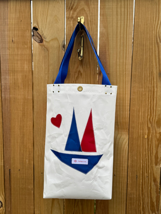 The Big Blue Heron Deep Tote
