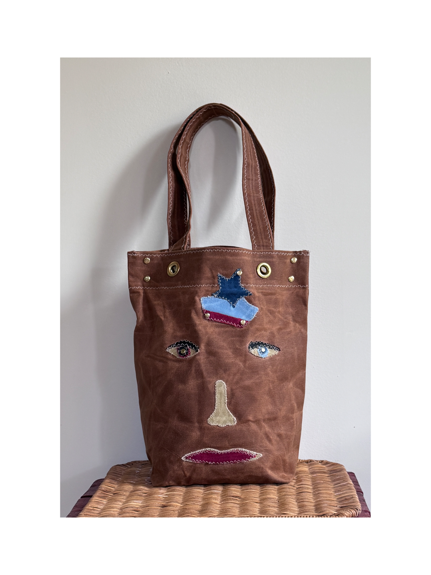 SKIPPER-ELLI Face Bag on Waxed Cotton