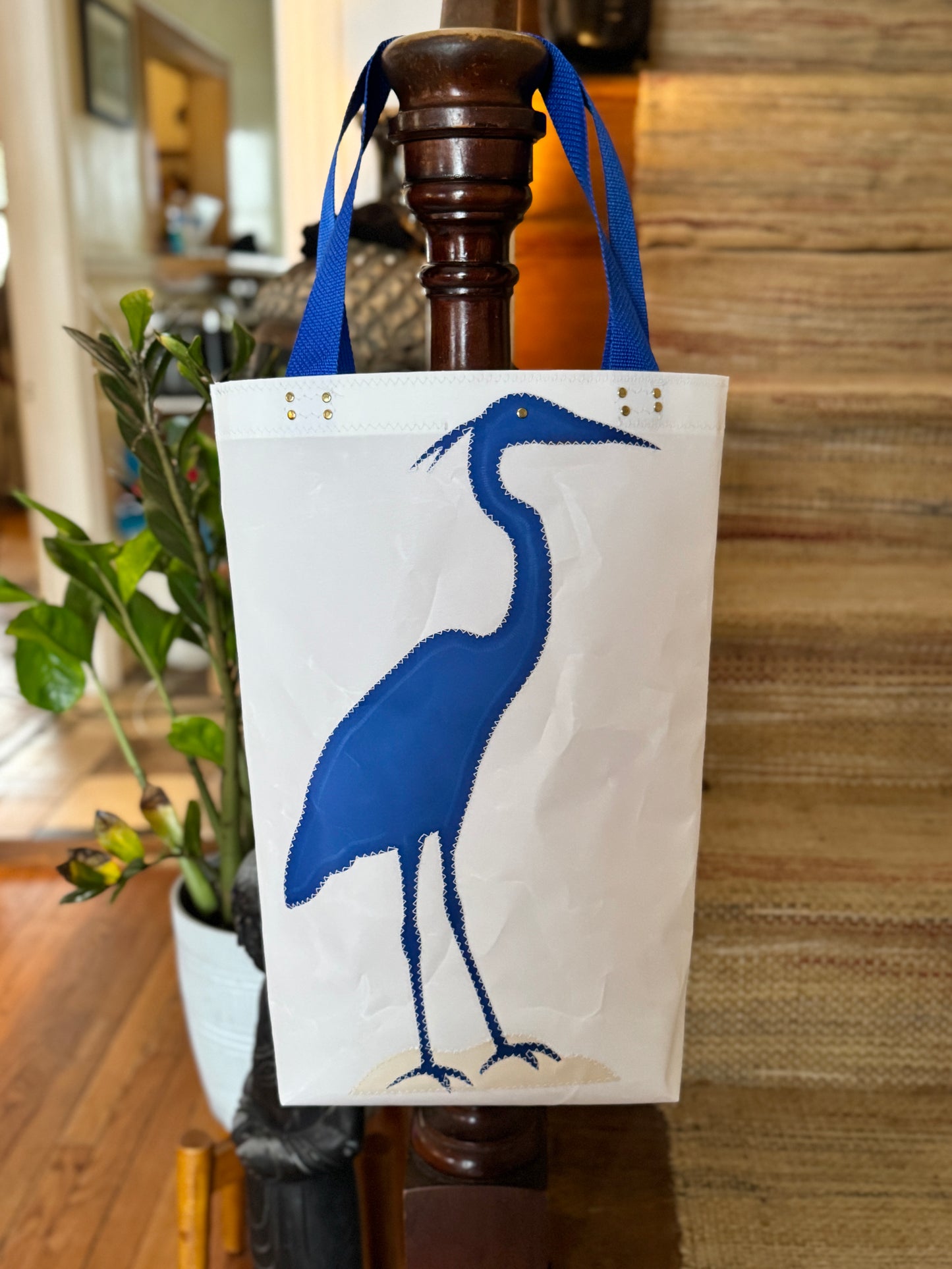 The Big Blue Heron Deep Tote