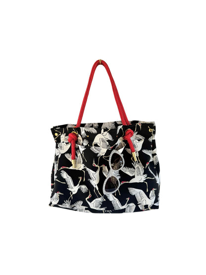 The Clam Digger Dancing Cranes (Black)