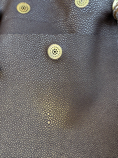 The Tall Bouy Bag in Shagreen Vinyl Horseshoe Crab