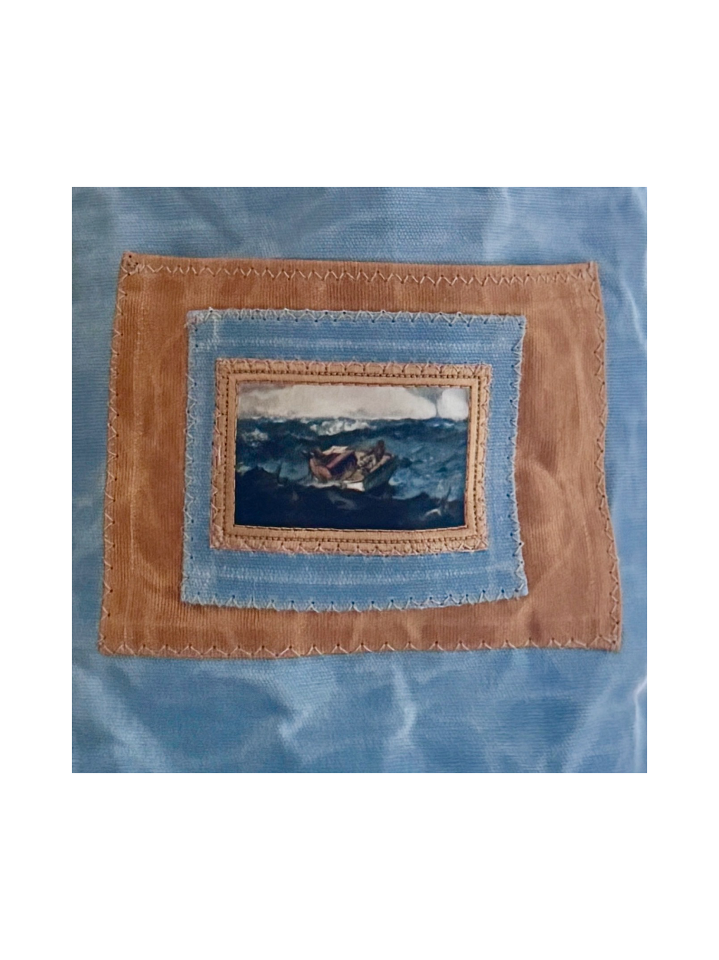 The Buoy Bucket -  Tiny Portraits on Waxed Cotton
