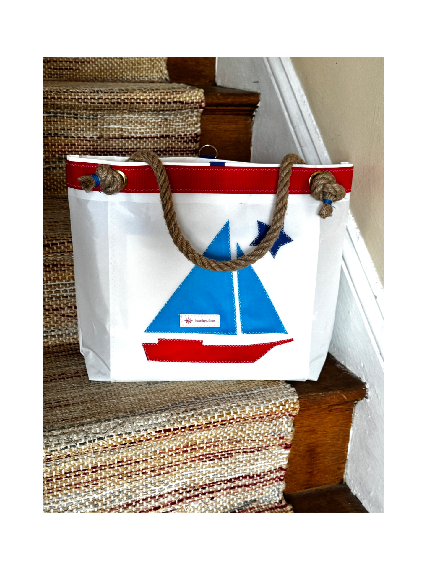 250 Celebration Skipjack Sailcloth Tote Bag