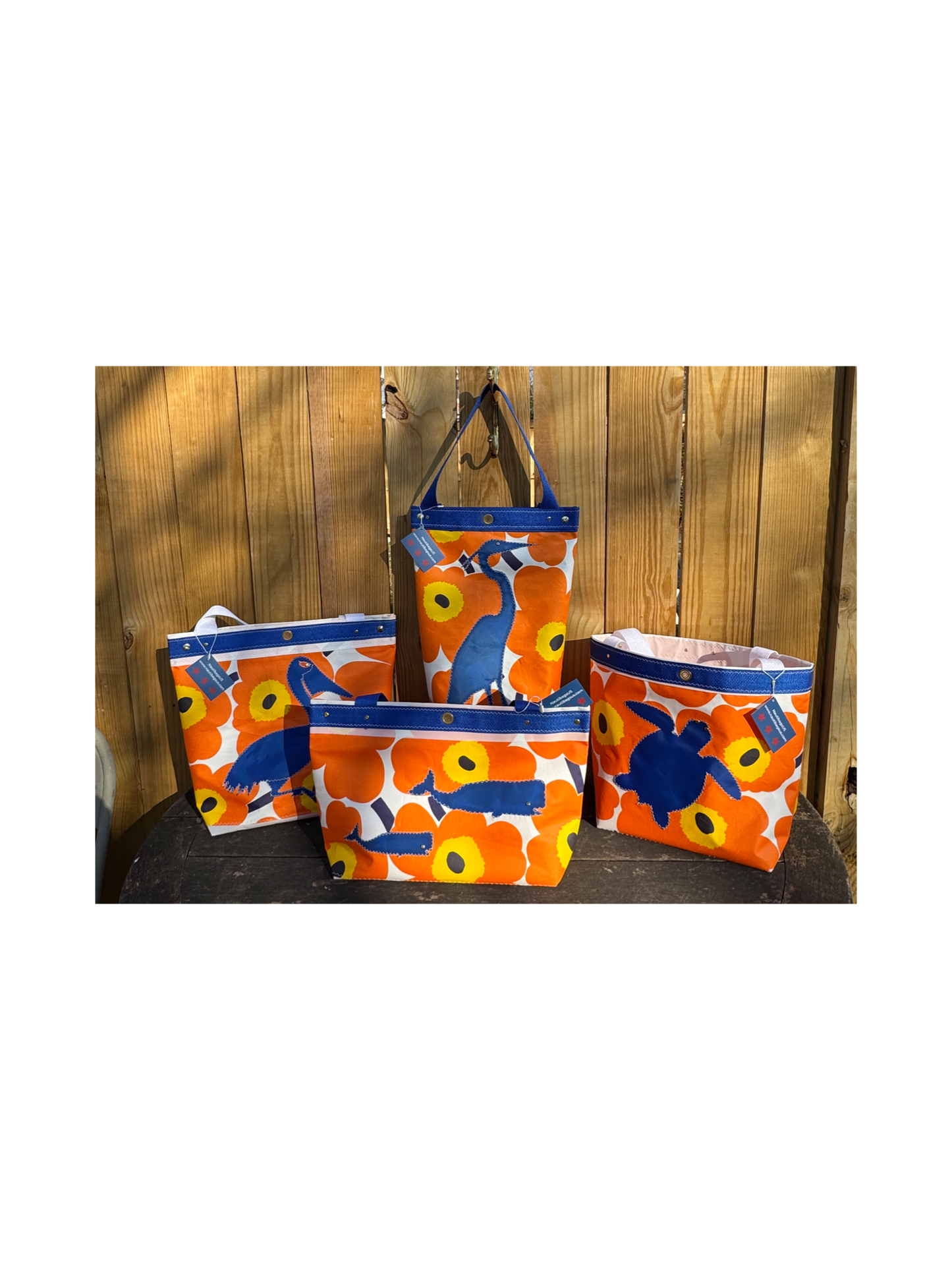 Blue PODS/Marimekko Shoulder Tote