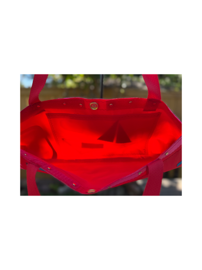 Sea Salt Baguette Sailcloth Bag