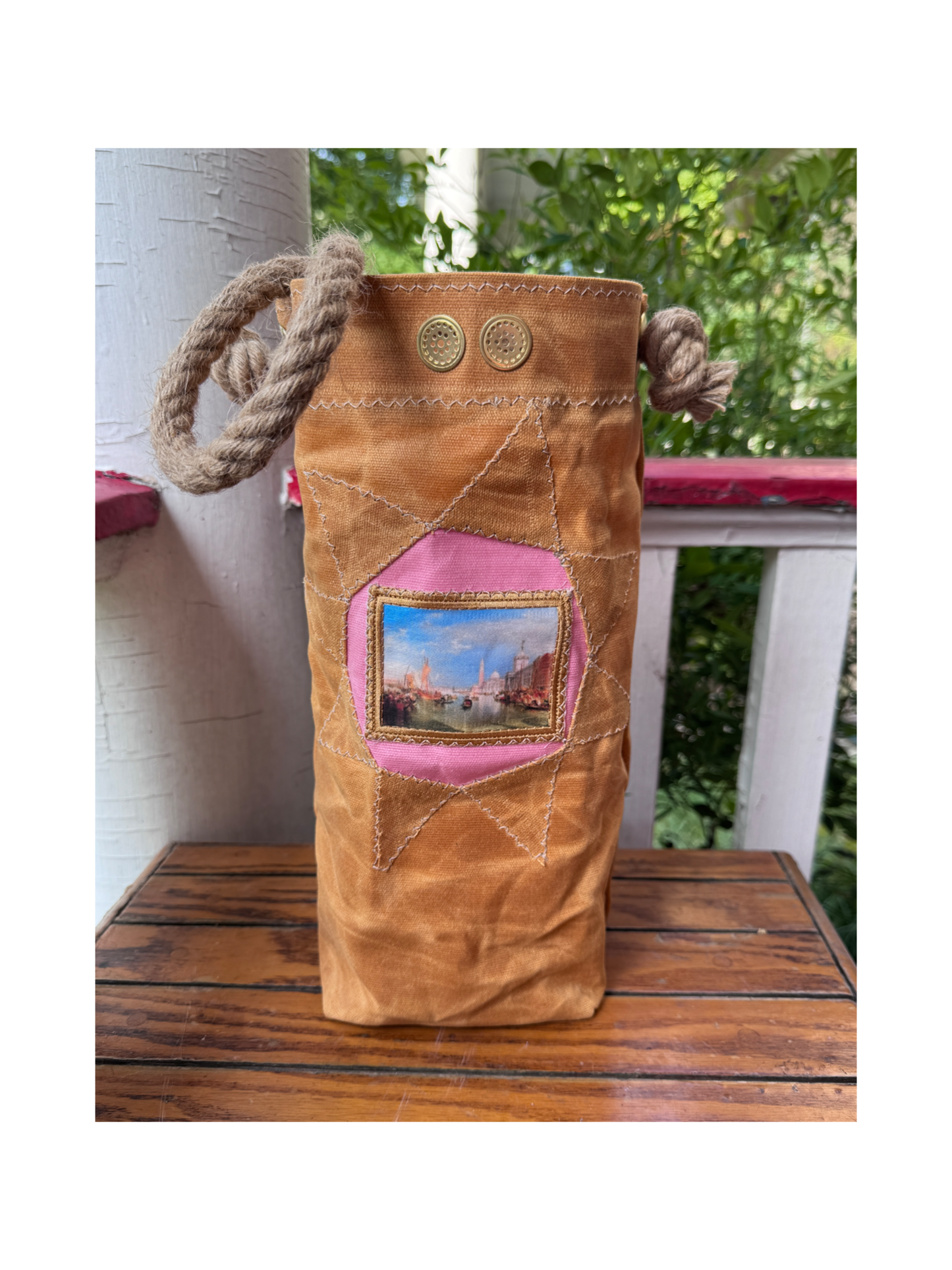 Tiny Portraits San Maggiore Sunburst Wine Bag