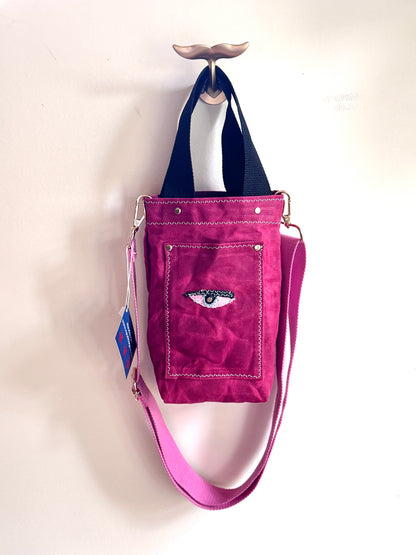 Mini SKIPPER-ELLI Face Bag on Waxed Cotton