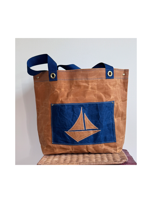 Tiny Portraits- Gallery Tote in Butterscotch