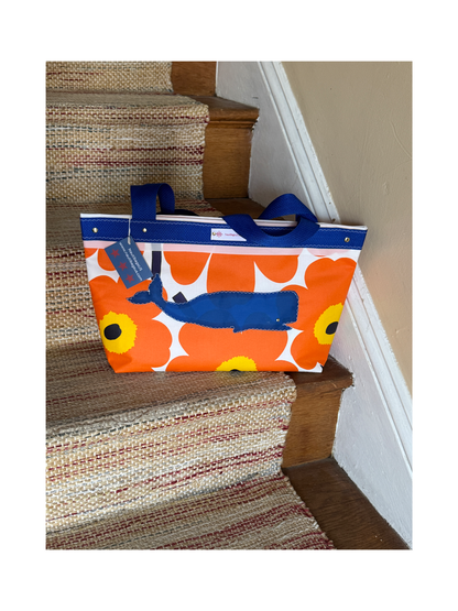 Blue PODS/Marimekko Shoulder Tote