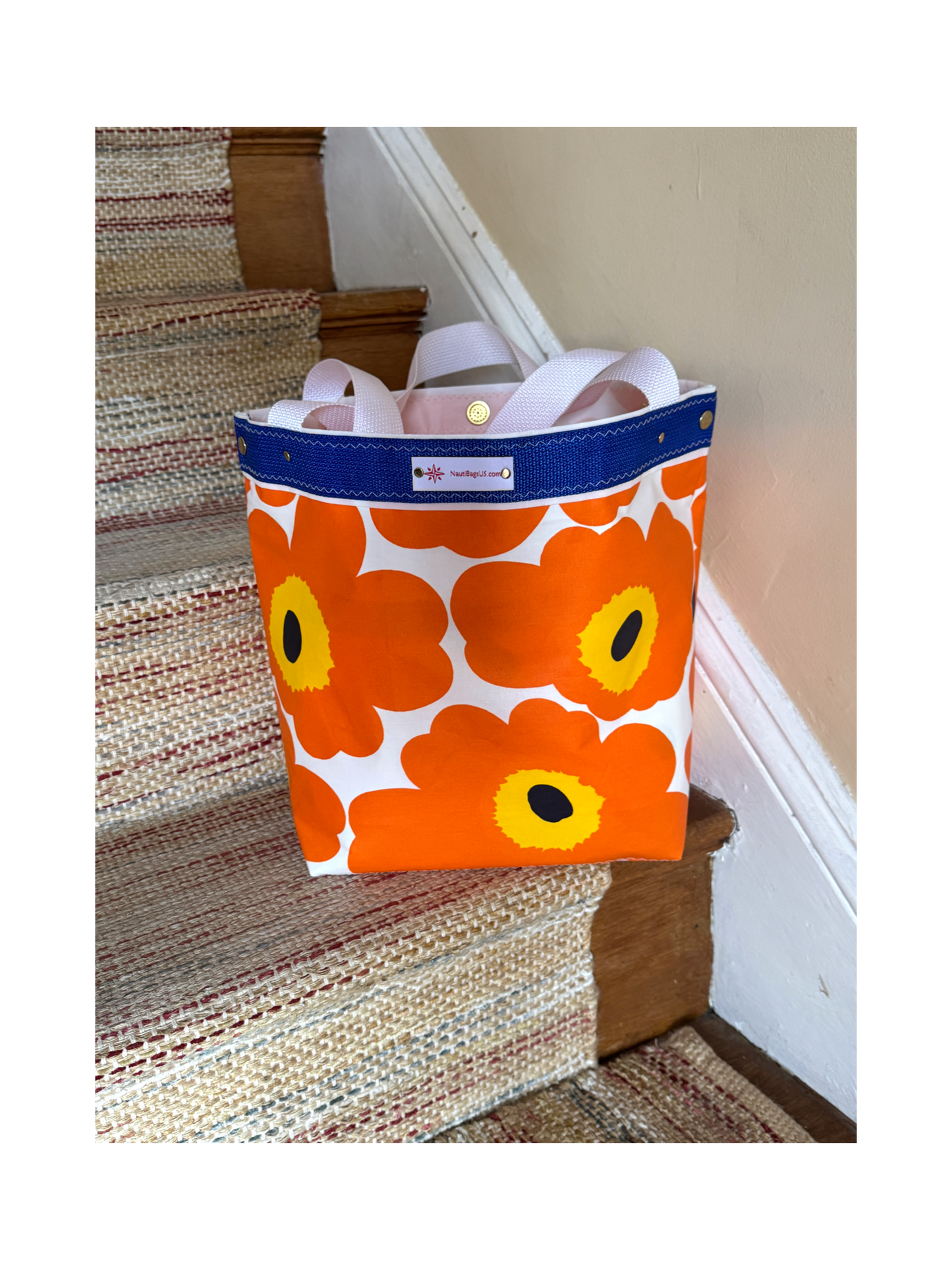 Blue Turtle/Marimekko Large Bucket Bag