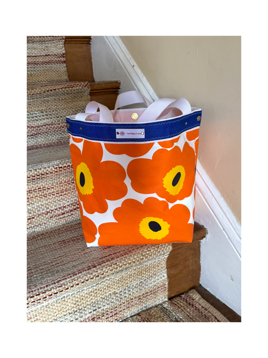 Blue Turtle/Marimekko Large Bucket Bag