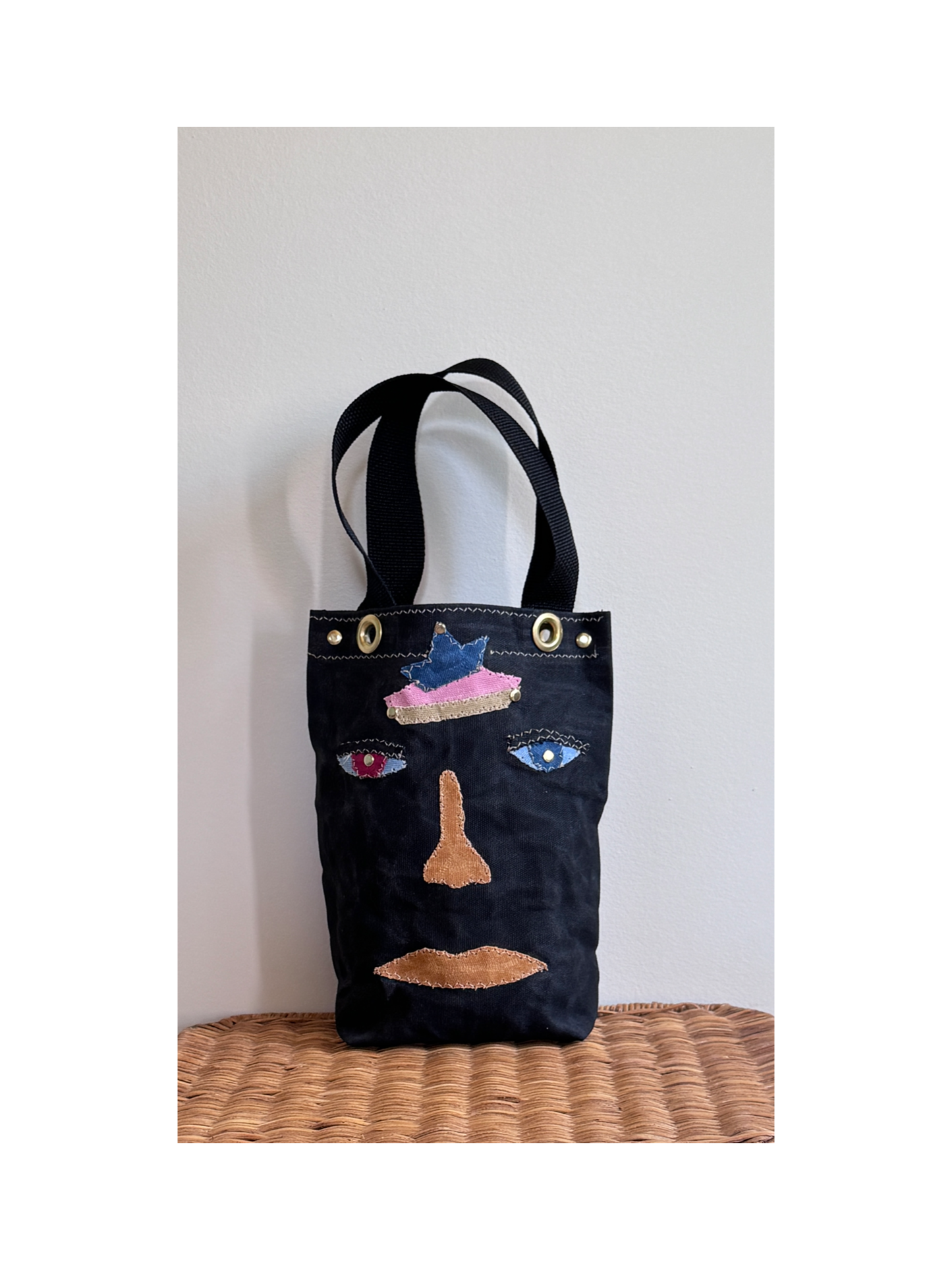 Mini SKIPPER-ELLI Face Bag on Waxed Cotton