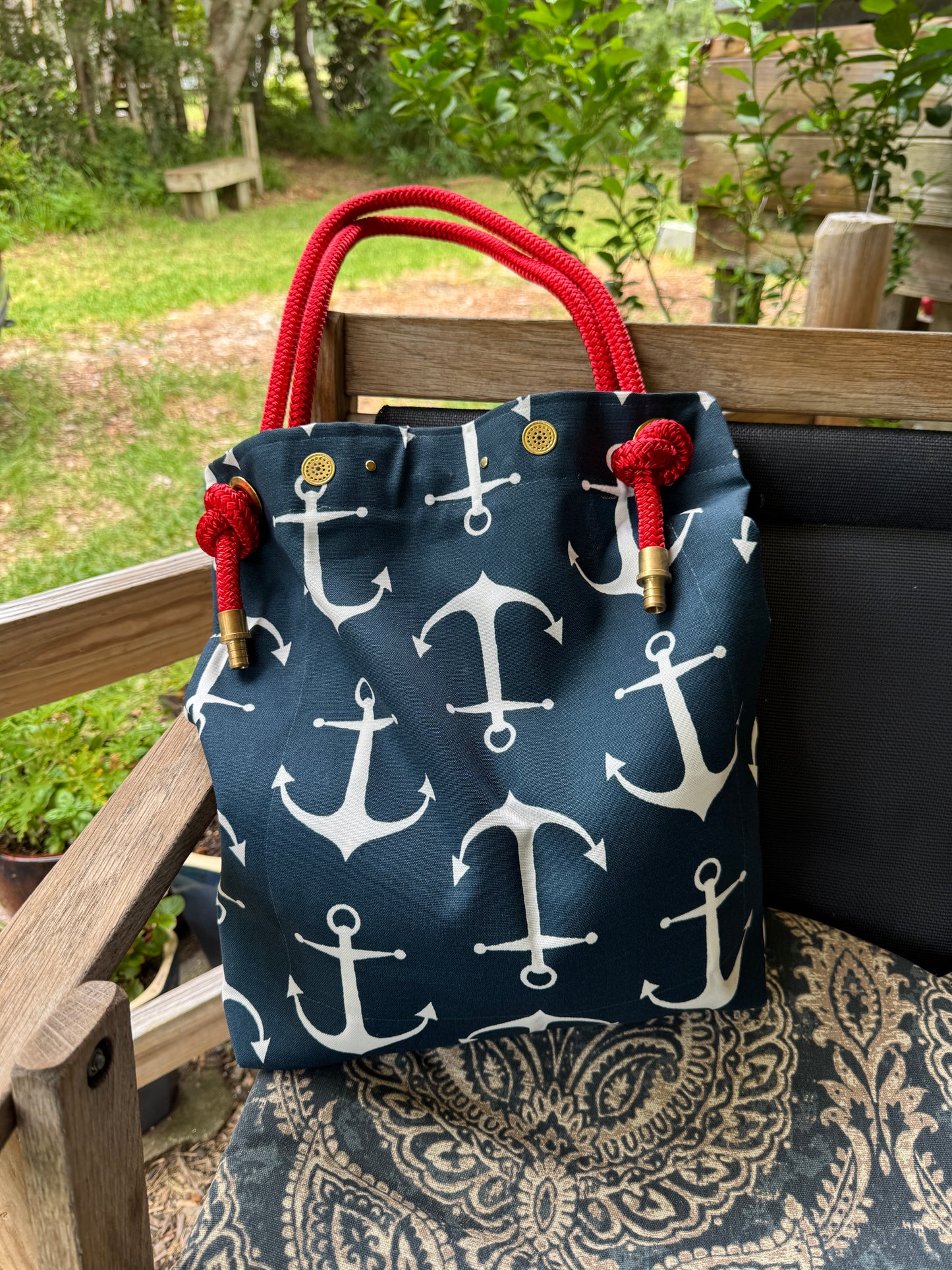 The Tall Buoy Bag in Anchor Down