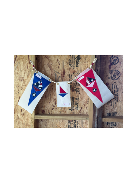 Red, White & Blue Pennant