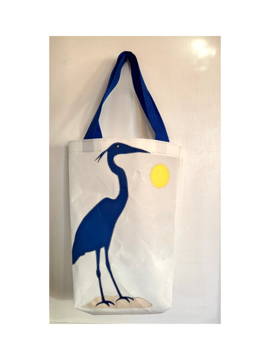 The Big Blue Heron Deep Tote