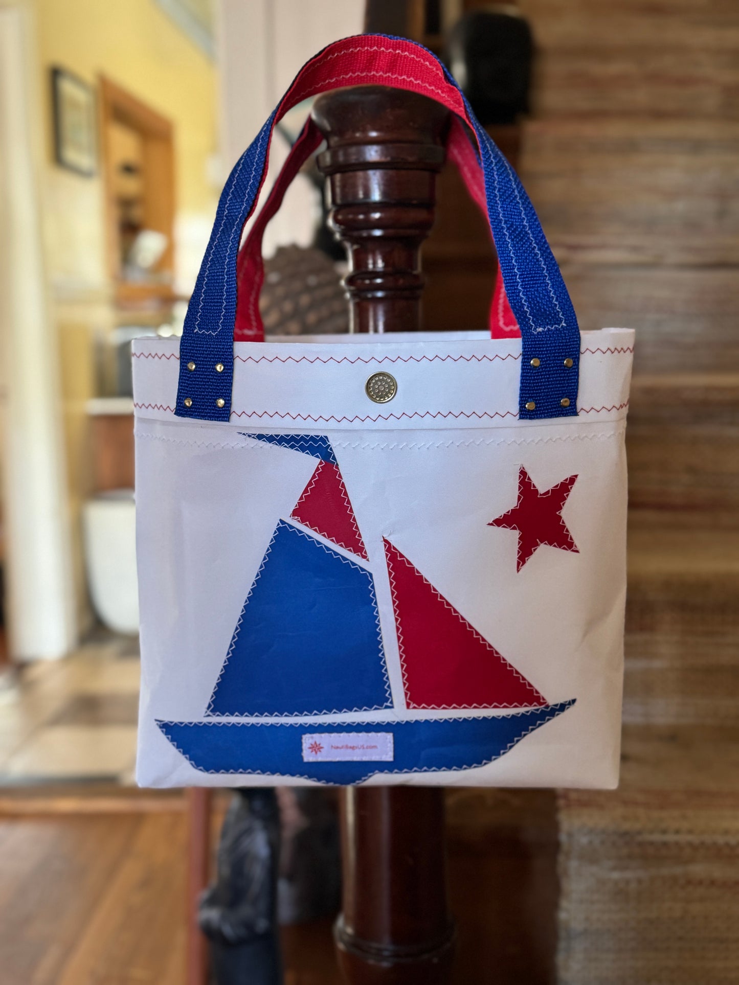 250 Celebration Sloop Sailcloth Tote Bag