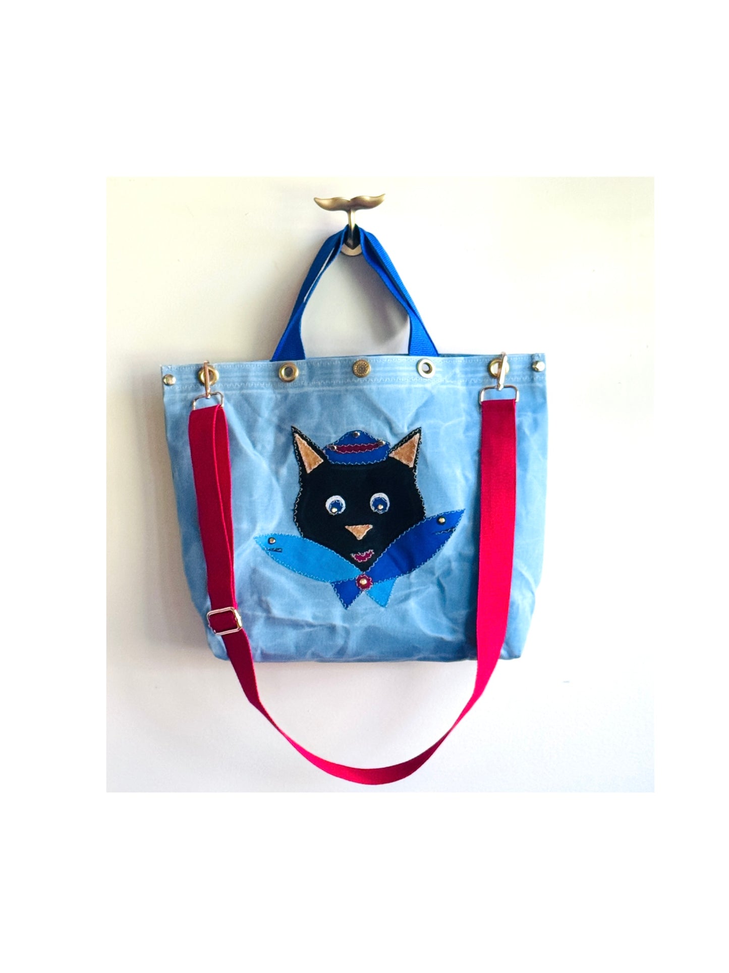 NautiCats -Catfish Bowtie Tote