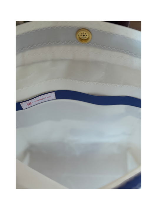 PODS Blue Whales Tote Bag