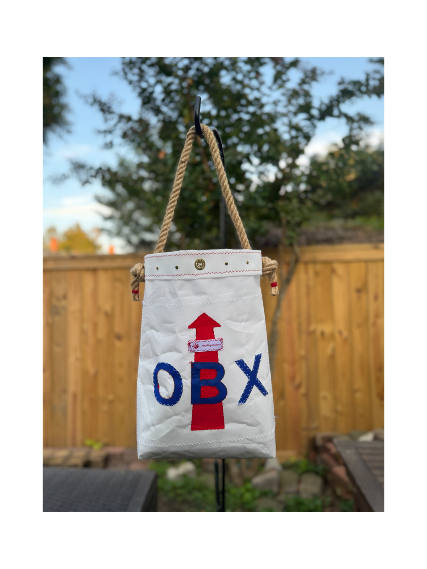 Sailcloth Lighthouse Bucket Bag #5