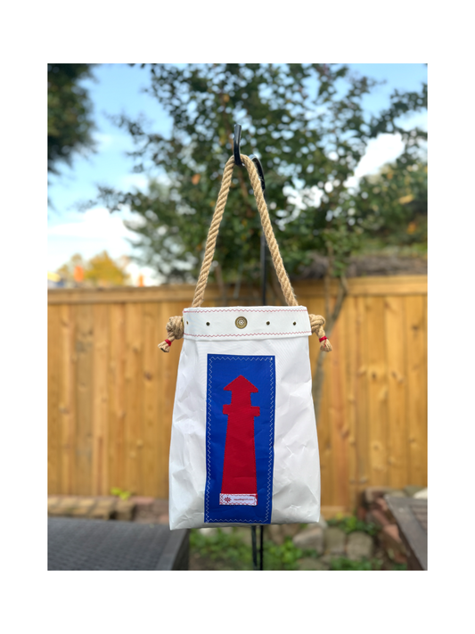 Sailcloth Lighthouse Bucket Bag #6