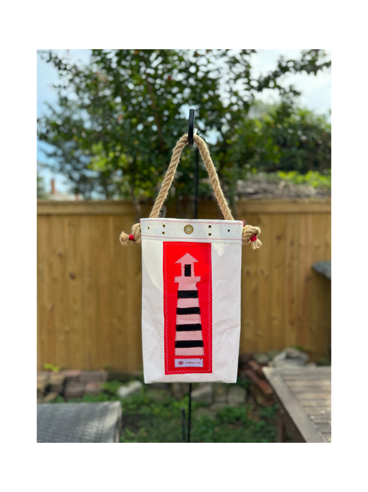 Sailcloth Lighthouse Bucket Bag #2