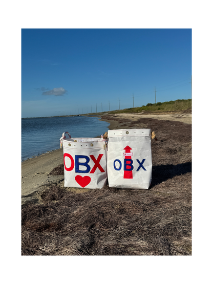 Sailcloth Lighthouse Bucket Bag #5