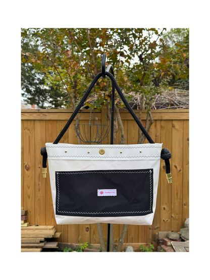 Rectangular Color Block Tote