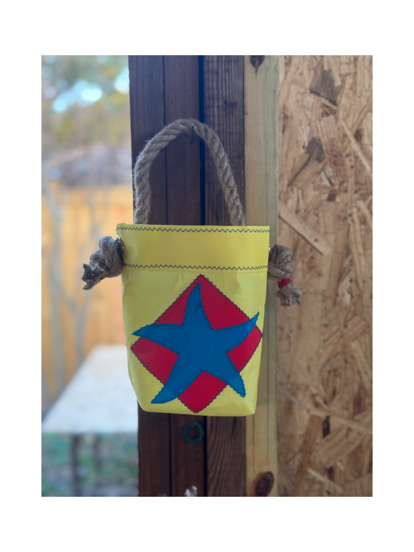 Pee Wee Starfish Knickknack Sailcloth Bag