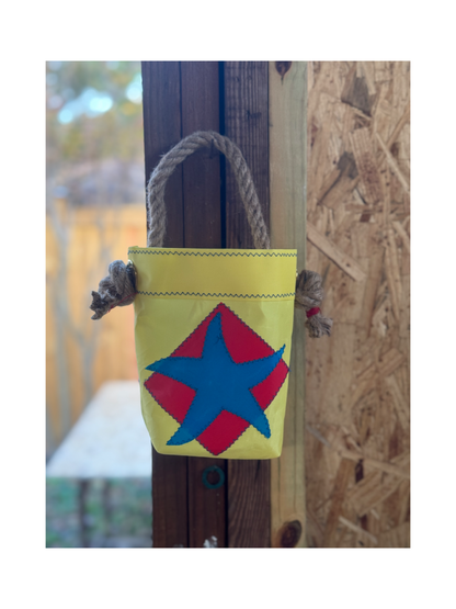 Pee Wee Starfish Knickknack Sailcloth Bag
