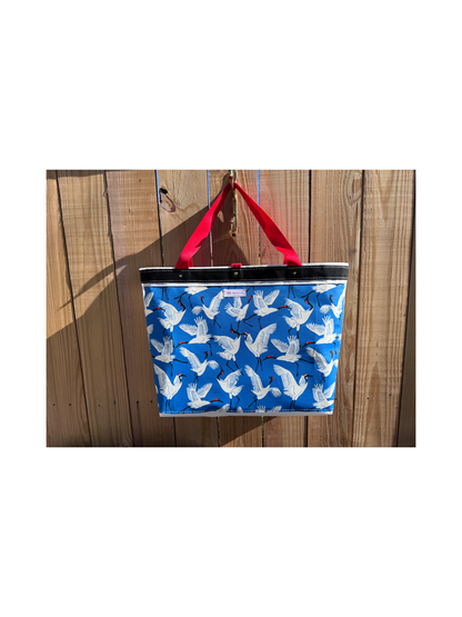 The Classic Tote (Dancing Cranes)
