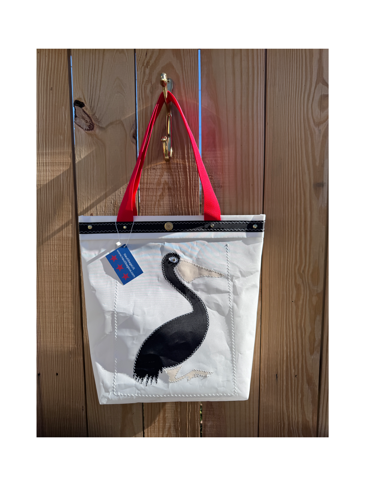 The Black Pelican Tote Bag
