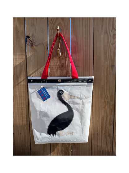 The Black Pelican Tote Bag