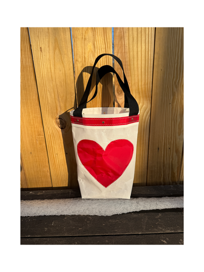 The I Love … Sailcloth Bucket Bag